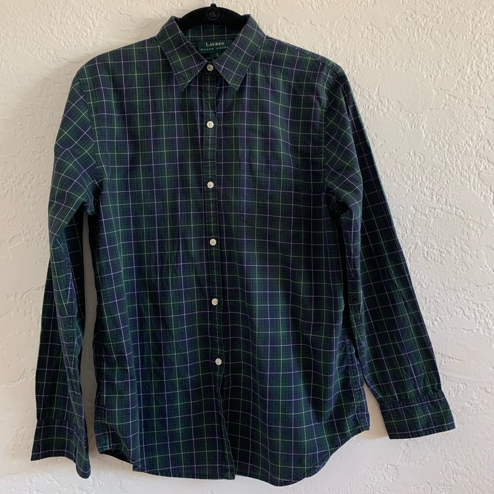 Lauren Ralph Lauren Plaid Button Down Shirt